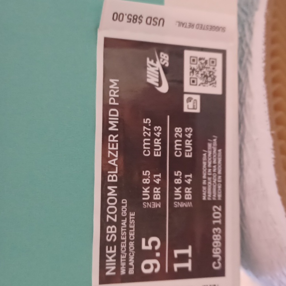 Nike skateboarding zoom sz 9.5 men 11 women - Picture 10 of 11